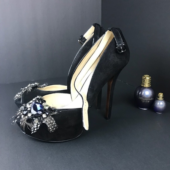 Vintage Enzo Angiolini Open Toe Heels - Picture 3 of 8